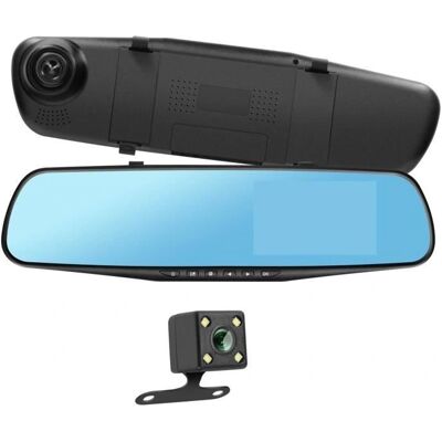 Avizar Dashcam Miroir Rétroviseur Full HD - Microphone, Vision nocturne - Noir Avizar Dashcam Miroir Rétroviseur Full HD - Microphone, Vision nocturne - Noir