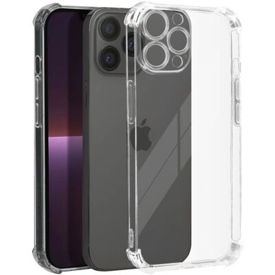 Coque Transparente Avizar pour iPhone 13 Pro Max Coins Renforcés - Publicité Coque Transparente Avizar pour iPhone 13 Pro Max Coins Renforcés - Publicité