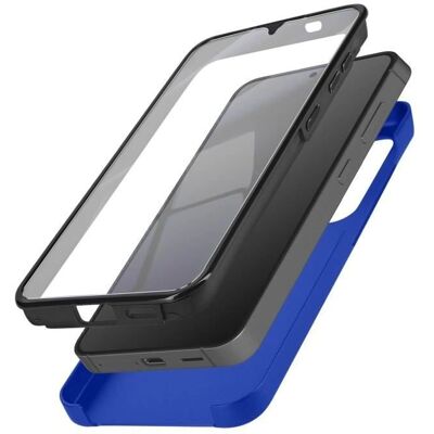 Coque Bleu pour Galaxy S24 / S25 - Rigide et Souple - Publicité Coque Bleu pour Galaxy S24 / S25 - Rigide et Souple - Publicité