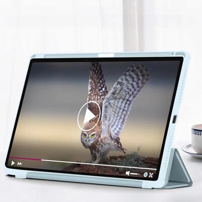 Avizar iPad Air 11 2024 Case - Blue Pale, Standby, Keyboard Stand Avizar iPad Air 11 2024 Case - Blue Pale, Standby, Keyboard Stand