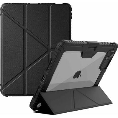 Étui folio noir Nillkin pour iPad Pro 11 2024 - Résistant aux chocs & Design géométrique - Publicité Étui folio noir Nillkin pour iPad Pro 11 2024 - Résistant aux chocs & Design géométrique - Publicité