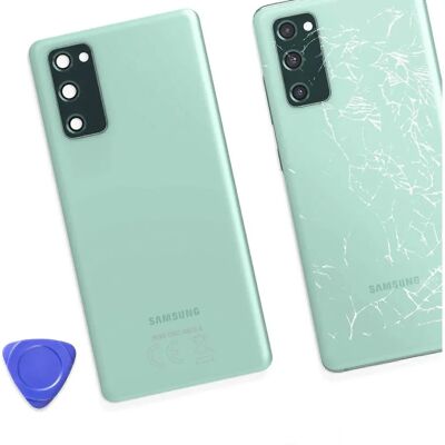 Clappio Galaxy S20 FE Akkudeckel - Grün - Smartphone Akkuabdeckung Clappio Galaxy S20 FE Akkudeckel - Grün - Smartphone Akkuabdeckung