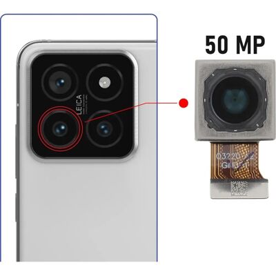 Relife Xiaomi 14 Kameramodul - 3,2X Zoom Schwarz Relife Xiaomi 14 Kameramodul - 3,2X Zoom Schwarz