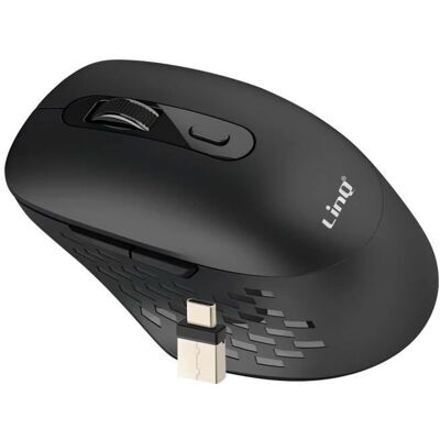 LinQ Wireless Mouse - Adjustable 1600 DPI Black LinQ Wireless Mouse - Adjustable 1600 DPI Black