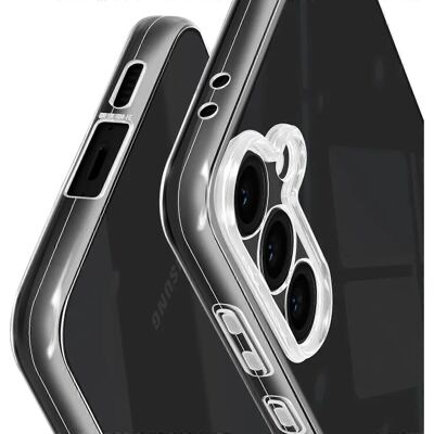 Coque Transparente en Silicone Avizar Galaxy S24 FE - Publicité Coque Transparente en Silicone Avizar Galaxy S24 FE - Publicité