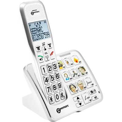 Geemarc Senior landline telephone with Photo buttons and Amplified sound - Landline Telephone Geemarc Senior landline telephone with Photo buttons and Amplified sound - Landline Telephone
