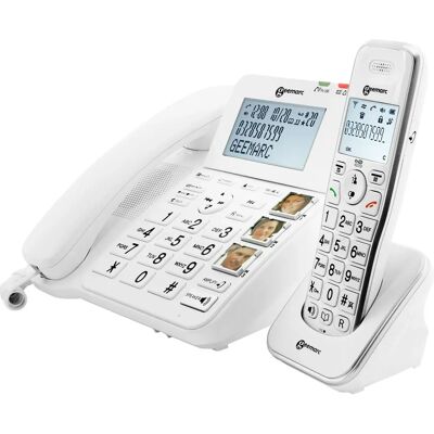 Geemarc Senior Amplified Landline Phone - Amplified, Hearing Aid Compatible Geemarc Senior Amplified Landline Phone - Amplified, Hearing Aid Compatible