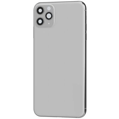 Clappio iPhone 11 Pro Rear Window Silver - Rear Window and Battery Cover Clappio iPhone 11 Pro Rear Window Silver - Rear Window and Battery Cover