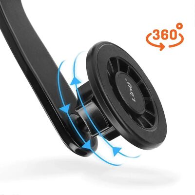 Soporte magnético flexible negro LinQ - Accesorio para coche Soporte magnético flexible negro LinQ - Accesorio para coche
