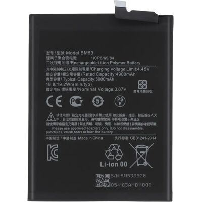 Clappio Xiaomi Mi 10T Internal Battery - 5000mAh BM53 - Black Clappio Xiaomi Mi 10T Internal Battery - 5000mAh BM53 - Black
