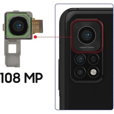 Caméra arrière Xiaomi Mi 10T Pro 5G 108MP - Publicité Caméra arrière Xiaomi Mi 10T Pro 5G 108MP - Publicité