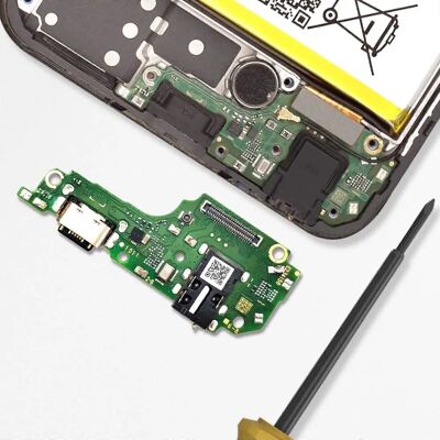 Clappio Vivo Y35 USB-C Charging Connector - Microphone & Jack Socket Clappio Vivo Y35 USB-C Charging Connector - Microphone & Jack Socket