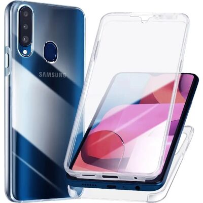 Coque Transparente Tactile pour Samsung Galaxy A20 s - Coque - Publicité Coque Transparente Tactile pour Samsung Galaxy A20 s - Coque - Publicité