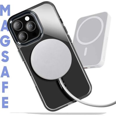 Coque MagSafe Noire Avizar pour iPhone 16 Pro - Étui Téléphone - Publicité Coque MagSafe Noire Avizar pour iPhone 16 Pro - Étui Téléphone - Publicité