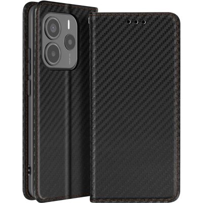 Avizar Xiaomi Redmi Note 14 5G Carbon Case - Wallet Video Holder Avizar Xiaomi Redmi Note 14 5G Carbon Case - Wallet Video Holder