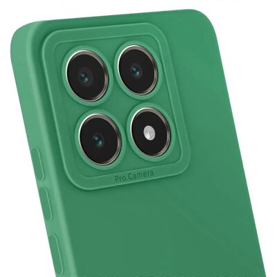 Avizar Xiaomi 14T Grüne Silikonhülle - Smartphone-Hülle Avizar Xiaomi 14T Grüne Silikonhülle - Smartphone-Hülle