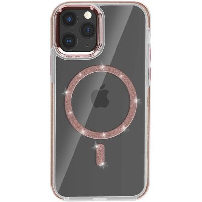Avizar Rose Guld MagSafe Silikonecover med glitter til iPhone 11 Pro - Cover Avizar Rose Guld MagSafe Silikonecover med glitter til iPhone 11 Pro - Cover