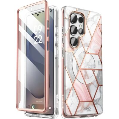 Coque en Marbre i-Blason Galaxy S25 Ultra - Antichoc & MagSafe - Publicité Coque en Marbre i-Blason Galaxy S25 Ultra - Antichoc & MagSafe - Publicité