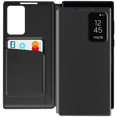 Avizar Lederhülle für Galaxy S23 Ultra - Display, Kartenfach Avizar Lederhülle für Galaxy S23 Ultra - Display, Kartenfach