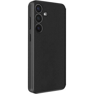 Avizar Lederhülle für Galaxy S25 und S24 mit Kartenfenster - Handyhülle Avizar Lederhülle für Galaxy S25 und S24 mit Kartenfenster - Handyhülle