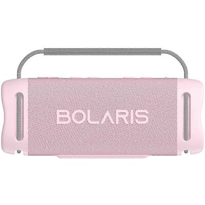 Haut-parleur sans fil Bolaris - Napoli 60W Rose - IPX6 Imperméable - Publicité Haut-parleur sans fil Bolaris - Napoli 60W Rose - IPX6 Imperméable - Publicité