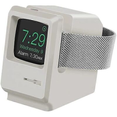 Support de chargement Vintage Macintosh pour Apple Watch - Publicité Support de chargement Vintage Macintosh pour Apple Watch - Publicité