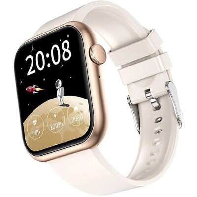 Montre Connectée Eko - Rose - Fréquence cardiaque, Résistant à l'eau, Appel - Publicité Montre Connectée Eko - Rose - Fréquence cardiaque, Résistant à l'eau, Appel - Publicité