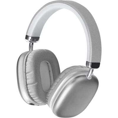 Casque sans fil Avizar - Bluetooth 5.3, Argent - Publicité Casque sans fil Avizar - Bluetooth 5.3, Argent - Publicité