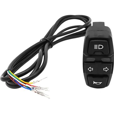 Interrupteur noir pour phare et klaxon pour Dualtron Ultra 2 - Accessoires Scooter - Publicité Interrupteur noir pour phare et klaxon pour Dualtron Ultra 2 - Accessoires Scooter - Publicité