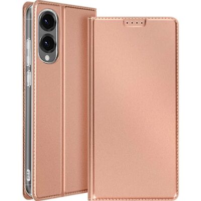 Dux Ducis Rose Gold S25 Edge Phone Case - Support & Card Holder Dux Ducis Rose Gold S25 Edge Phone Case - Support & Card Holder