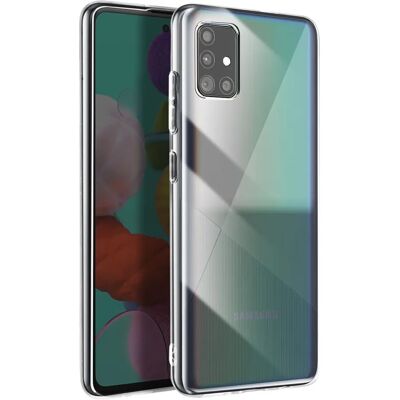 Coque en Silicone Transparente Akashi Galaxy A51 - Publicité Coque en Silicone Transparente Akashi Galaxy A51 - Publicité