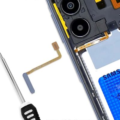 Couvercle du bouton d'alimentation Relife Galaxy A25 5G - Bleu - Publicité Couvercle du bouton d'alimentation Relife Galaxy A25 5G - Bleu - Publicité