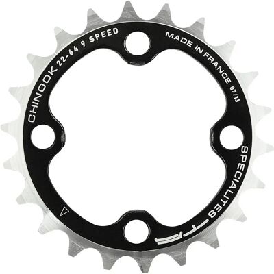Specialites Ta Plateau VTT 4 Bras - Noir - 64 BCD - Publicité Specialites Ta Plateau VTT 4 Bras - Noir - 64 BCD - Publicité