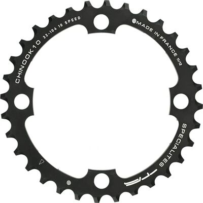 Plateau de vélo 34T Specialites TA pour 9-11 vitesses - Noir - Publicité Plateau de vélo 34T Specialites TA pour 9-11 vitesses - Noir - Publicité
