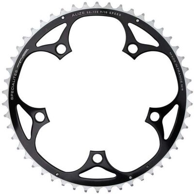 TA 130 PCD Plateau Alize - Noir - 50-53T - Pièce vélo - Publicité TA 130 PCD Plateau Alize - Noir - 50-53T - Pièce vélo - Publicité