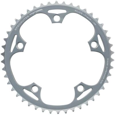 TA 130 PCD Shimano Track Chainring - 44-49T Silver TA 130 PCD Shimano Track Chainring - 44-49T Silver