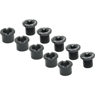 TA Aluminium-Kettenblatt-Schrauben - 5er Pack - Schwarz - Kettenblätter TA Aluminium-Kettenblatt-Schrauben - 5er Pack - Schwarz - Kettenblätter