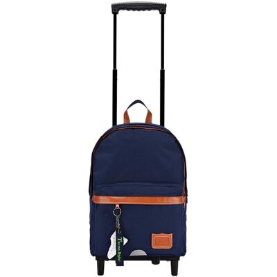 Tanns Camille Sac à Dos à Roulettes en Polyester Recyclé - Sac d'école - Publicité Tanns Camille Sac à Dos à Roulettes en Polyester Recyclé - Sac d'école - Publicité
