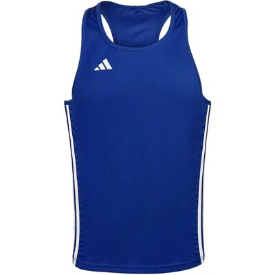 Adidas Top de Boxeo Punch Line Azul Blanco - Top de boxeo Adidas Top de Boxeo Punch Line Azul Blanco - Top de boxeo