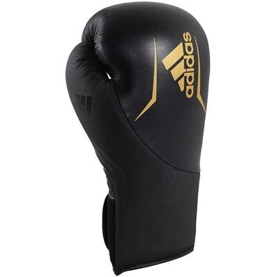 Adidas - Speed 200 Club - Leather - Svart/Guld - Boxhansko Adidas - Speed 200 Club - Leather - Svart/Guld - Boxhansko