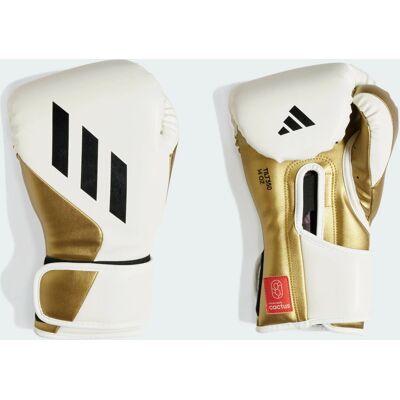 Gants de Boxe adidas Speed Tilt 350 Blancs - Équipement de soutien - Publicité Gants de Boxe adidas Speed Tilt 350 Blancs - Équipement de soutien - Publicité