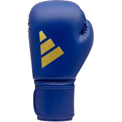 Adidas Speed 50 Bokshandschoenen - Blauw/Gold - 10 oz Adidas Speed 50 Bokshandschoenen - Blauw/Gold - 10 oz