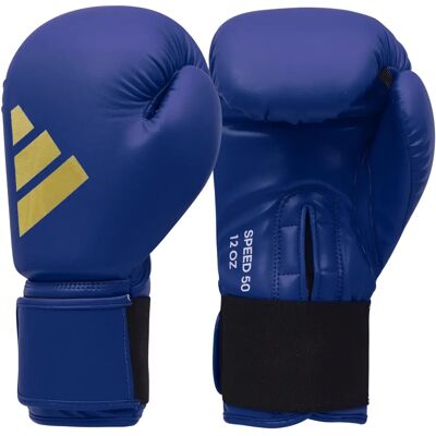ADIDAS SPEED 50 Boxhandschuhe - Blau/Gold - 14 oz ADIDAS SPEED 50 Boxhandschuhe - Blau/Gold - 14 oz