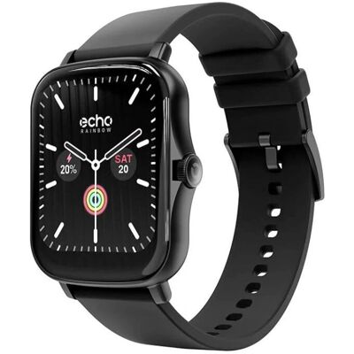 Montre connectée sportive Echo Rainbow noire - Smartwatch - Publicité Montre connectée sportive Echo Rainbow noire - Smartwatch - Publicité