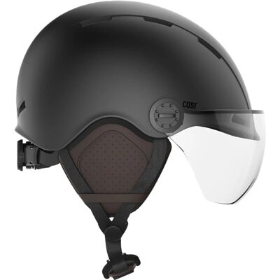 Casr Kask rowerowy - Regulowana osłona - Czarny - L Casr Kask rowerowy - Regulowana osłona - Czarny - L