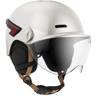 Casr Ivory Brillant LED Rowerowy Kask L - Osłona bezpieczeństwa Casr Ivory Brillant LED Rowerowy Kask L - Osłona bezpieczeństwa