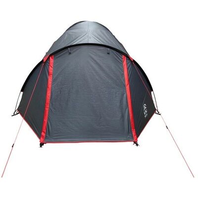 Wilsa Corte 3 - Kuppelzelt für Camping & Wandern - Grau/Rot Wilsa Corte 3 - Kuppelzelt für Camping & Wandern - Grau/Rot