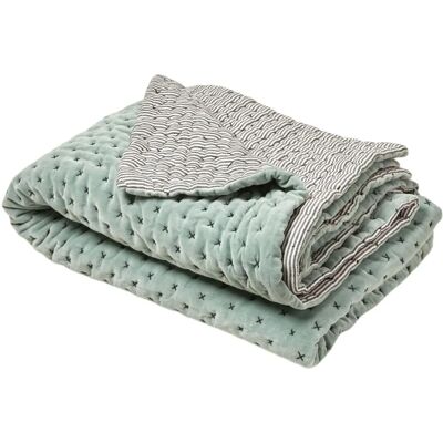 Madura Housse de couette matelassée verte - Housse de duvet - Publicité Madura Housse de couette matelassée verte - Housse de duvet - Publicité