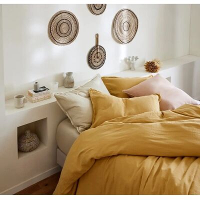 MADURA LOU jaune pâle duvet cover - Publicité MADURA LOU jaune pâle duvet cover - Publicité