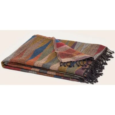 MADURA - FADEL - Multicolor - 140x200 cm - Plaid - Publicité MADURA - FADEL - Multicolor - 140x200 cm - Plaid - Publicité